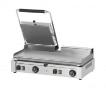 RM Gastro PD 2020 LSL 1 fedlapos bal oldali kontaktgrill || Skilltrade.hu - Minden ami Nagykonyha