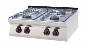 RM Gastro REDFOX SPB 70/08 G Gáztűzhely 4 égővel