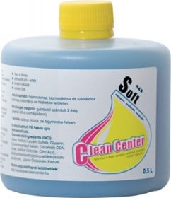 Clean Center Soft Hair & Body folyékony szappan 0,5 liter