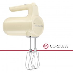 KitchenAid vezeték nélküli kézi mixer, mandulakrém (5KHMB732EAC)