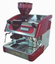 Expobar NEW ELEGANCE MINI CONTROL egykaros kávégép darálóval - bordó színben || Skilltrade.hu - Minden ami Nagykonyha
