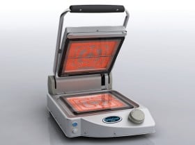 UNOX SPIDOCOOK XP 010 PT Egy Fedlapos Kontaktgrill üvegkerámiás sütőfelülettel