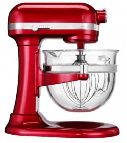 KitchenAid Professzionális robotgép üvegtállal metálpiros (5KSM6521ECA)