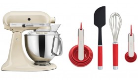 KitchenAid Artisan (5KSM175PS) robotgép + 100 éves juibileumra kiadott sütő szett - Karácsonyi Akció