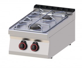 RM Gastro REDFOX SPB 70/04 G Gáztűzhely 2 égővel