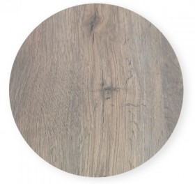 NARDI HPL 90 cm, kör alakú asztallap legno szürke színben, fa mintázattal