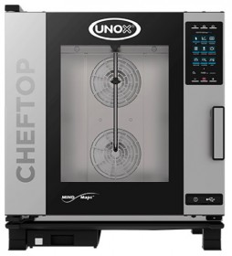 UNOX CHEFTOP XEVC-0711-GPLM-HT Plus Gázos kombi sütő