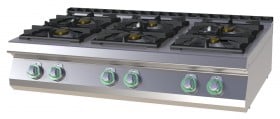 RM Gastro SPS 7012A G Gáztűzhely 6 égővel