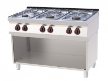 RM Gastro REDFOX SPB 70/120 G Álló Gáztűzhely 6 égővel || Skilltrade.hu - Minden ami Nagykonyha