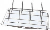 UNOX GRP 825 POLLO Grillcsirke sütő rács || Skilltrade.hu - Minden ami Nagykonyha