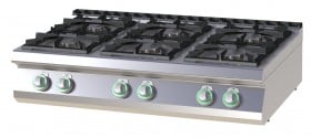 RM Gastro SPB 7012 G Gáztűzhely 6 égővel