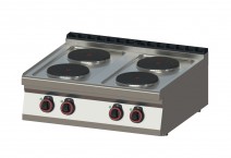 RM Gastro REDFOX SP 70/08 E Elektromos tűzhely 4 db kör alakú főzőlappal || Skilltrade.hu - Minden ami Nagykonyha