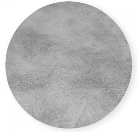 NARDI HPL 70 cm, kör alakú asztallap beton szürke színben