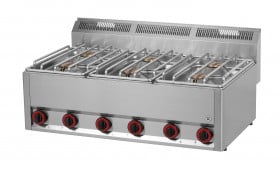 RM Gastro SP 90 GLS Gáztűzhely 6 égővel
