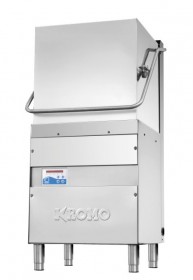 Kromo HOOD 130 S DA Átfutórendszerű tányérmosogató gép, 5 elektromos programmal, beépített automata vízlágyítóval